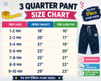 Boys 3 Quarter pant combo ২ বছর থেকে ১২  বছর পর্যন্ত হবে,,,